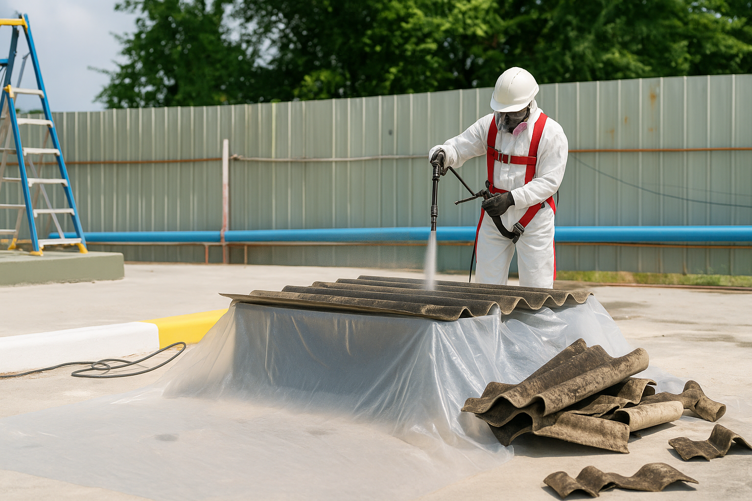 Asbestos contamination survey at Wanstead property