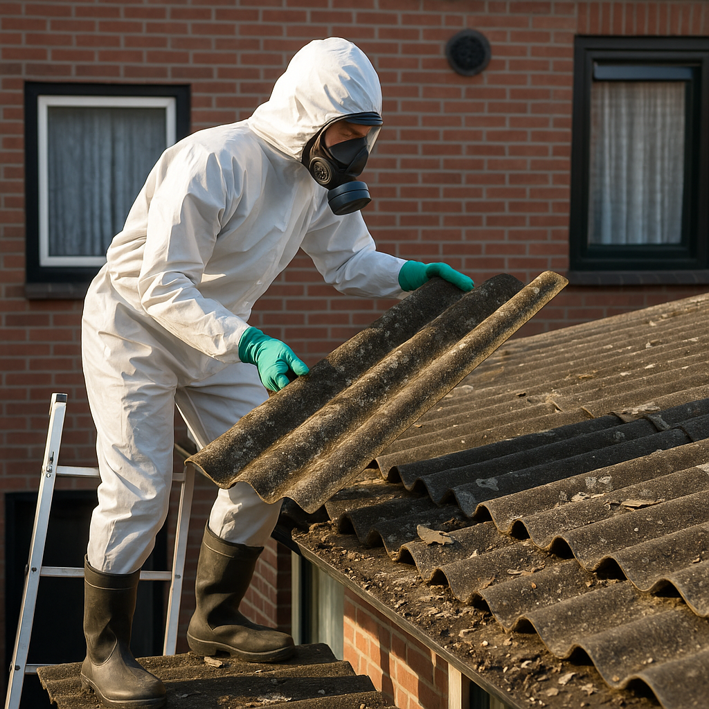 Comprehensive asbestos survey in progress at New Malden