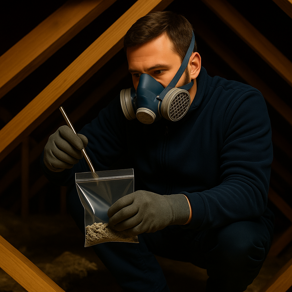 Professional building assessment for asbestos at Longfield Hill,Hackney